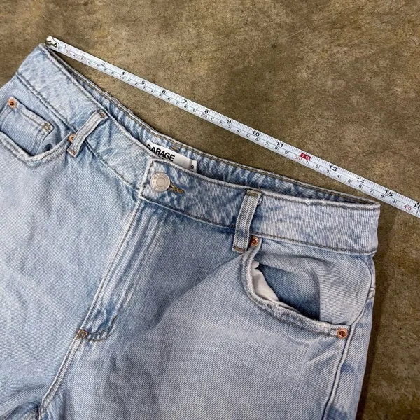 Garage 90s straight leg Jeans raw hem - Image 4