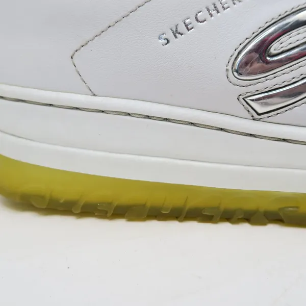 Vintage 90s Skechers White Chrome Platform Sneakers - Image 7
