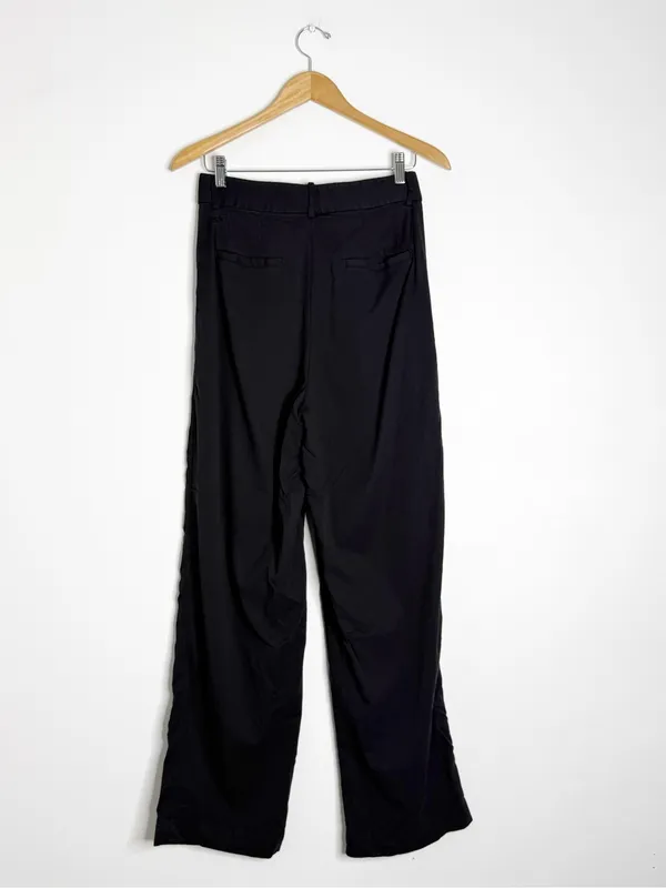 Lululemon Women’s Size 6 High Rise Pleated Trouser Pants Black - Image 4