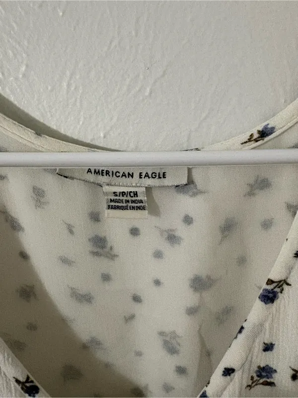 American Eagle Floral Babydoll Dress | Size: Small - Image 4