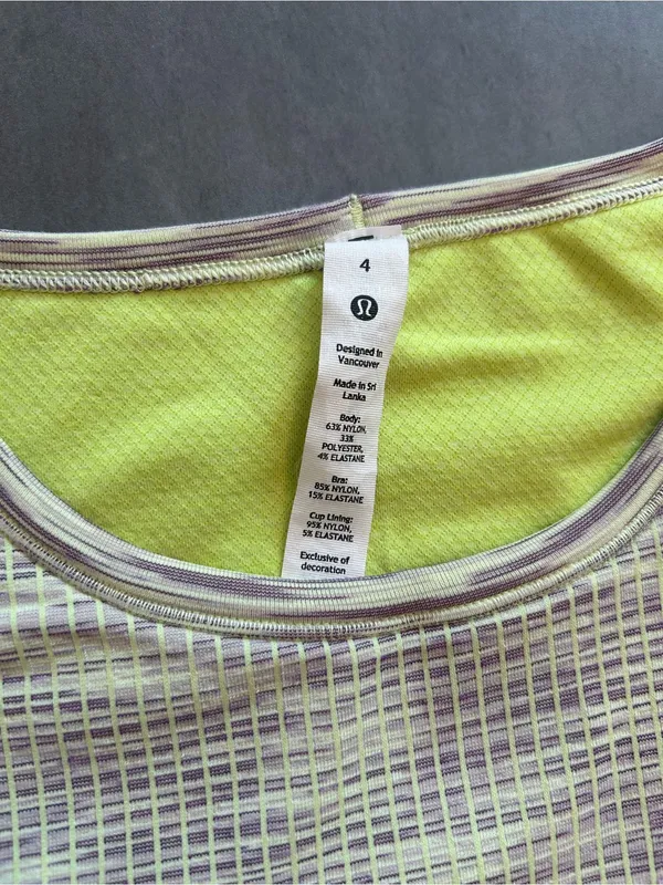 Lululemon Ebb to Street Long Sleeve Shirt | Moonlit Magenta Multi / Faded Zap - Image 5