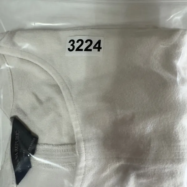 3224 | Banana Republic Soft Luxe Crew Neck Long Sleeve Top Ivory Women S - Image 7