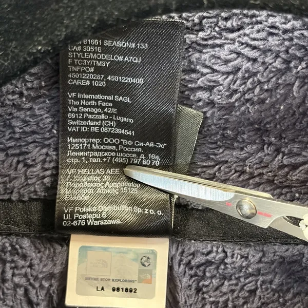 The North Face Womens L Pullover Osito Fleece Asymmetrical Snap Purple Outerwear - Image 12
