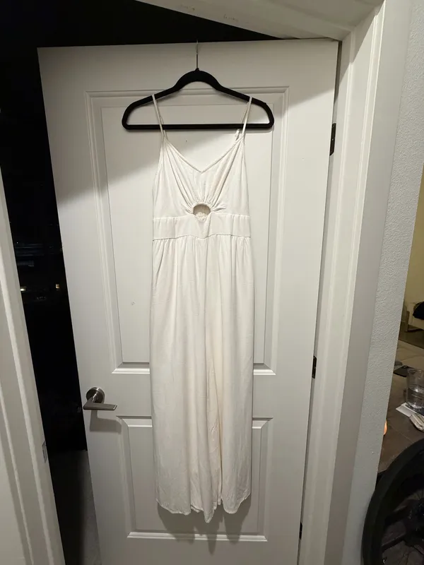 White cutout jumpsuit - Image 5