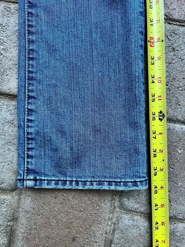 Vintage Low Rise Boot Cut Jeans - Image 7