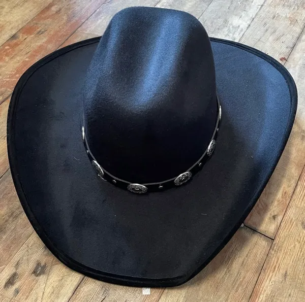 Cowboy Faux Suede Rodeo Hat - Image 4