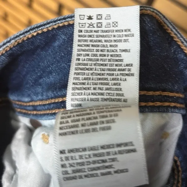 American Eagle Kick Boot Jeans‎ Size 8 Blue - Image 7