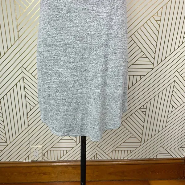 Aritzia Wilfred Free Esther Jersey‎ Knit T-Shirt Dress Marled Gray Size US Small - Image 7