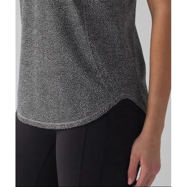 Lululemon Sculpt Tank II Chakra Print Alpine White Black / Black Size 6 - Image 5