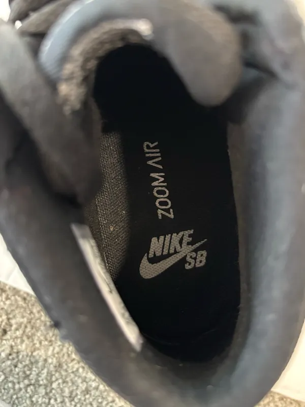 Nike SB Zoom Blazer Black Suede Sneaker - Image 4