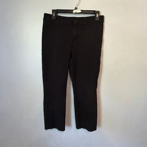 AYR Midrise Black Cropped Straight Leg Pants Size 29 Non Ripped #1000 - Image 2