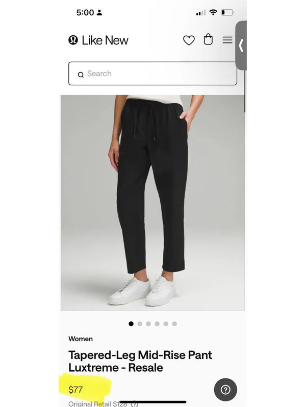 Lululemon Women's Navy Active Pants - Image 5