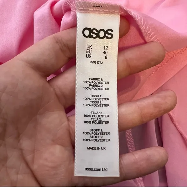 ASOS pink fairy style strappy dress sz 8‎ - Image 5
