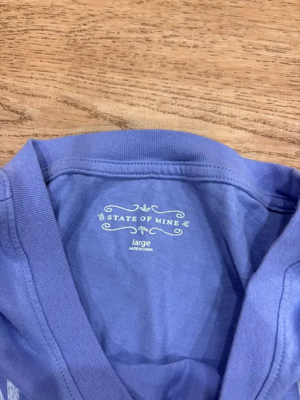 State of Mine Nebraska graphic tee purple - Image 3