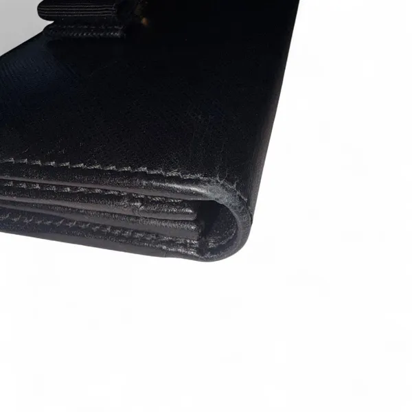 Salvatore Ferragamo Black Leather Long Wallet - Image 8