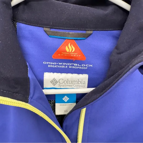 Columbia Omni Heat Purple Zip Up Jacket - Image 3