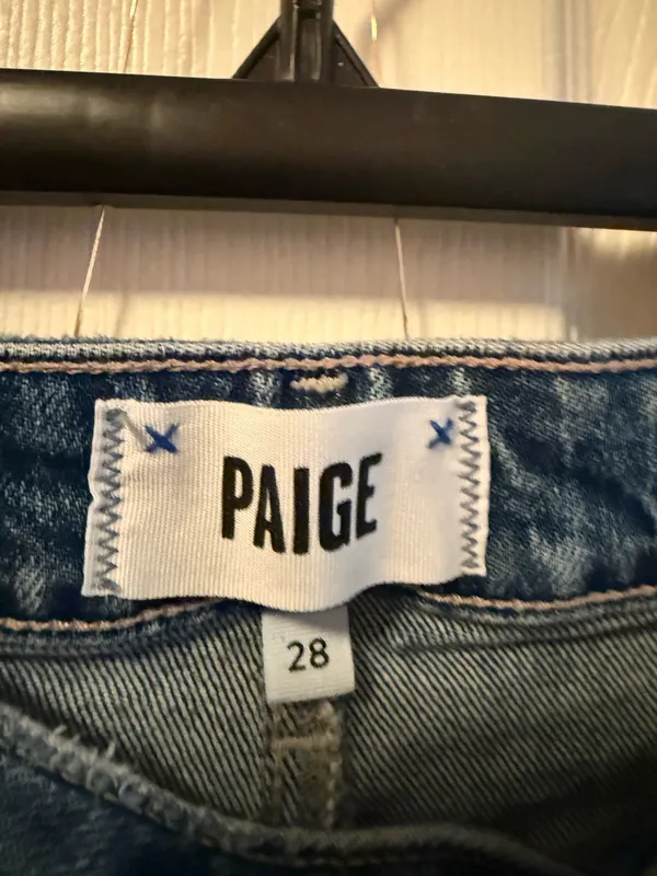 Paige Wide-Leg Cropped Jeans 28 - Image 2