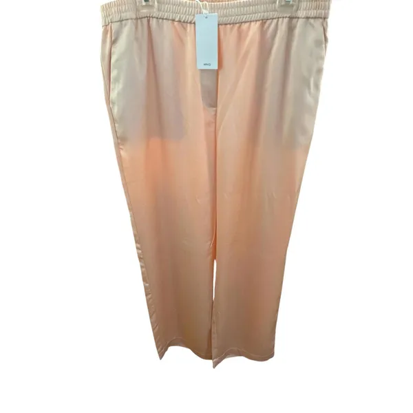 Mango‎ satin elastic pants size XL - Image 8
