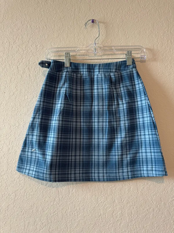 John Galt Brandy Melville Mini Plaid Skirt - Image 3