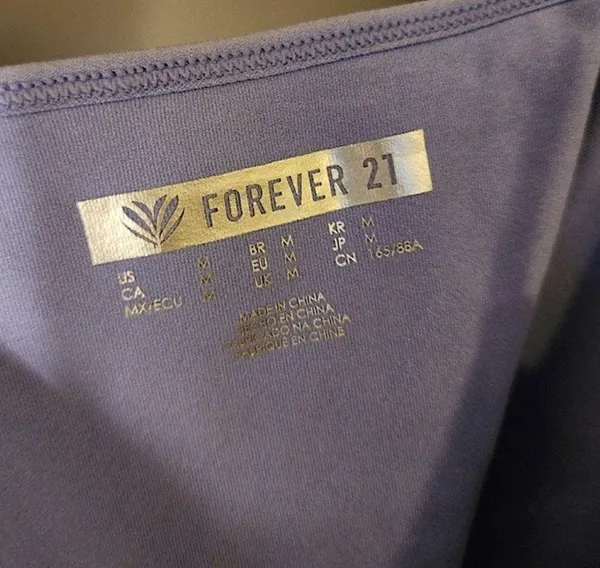Periwinkle Forever 21 Crop Tank Top - Image 4