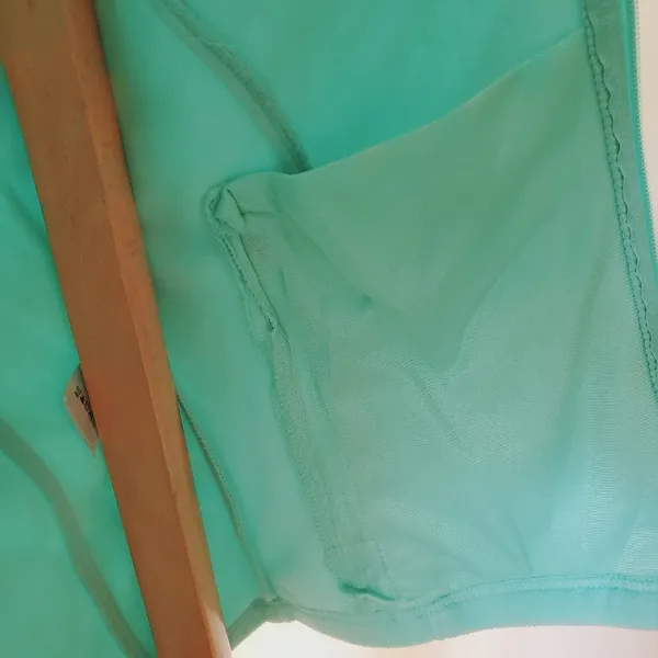 Columbia Fleece Jacket Small Cool Intervention Full Zip Light Teal - Image 3