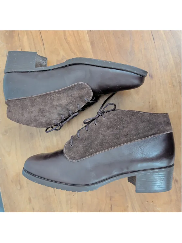 Ladies' Munro USA Made Leather Ankle Boots Size 9.5 - Image 6
