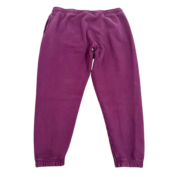 Aritzia TNA Cozy Fleece Perfect Sweatpant in Purple, Size XL - Image 4