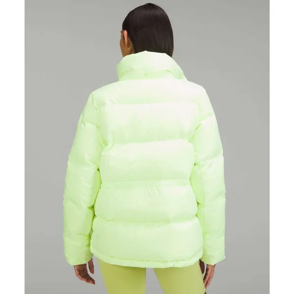 Lululemon Hooded Wunder Puff Jacket Womens Size 8 Faded Zap Insulated Outdoors - Image 2