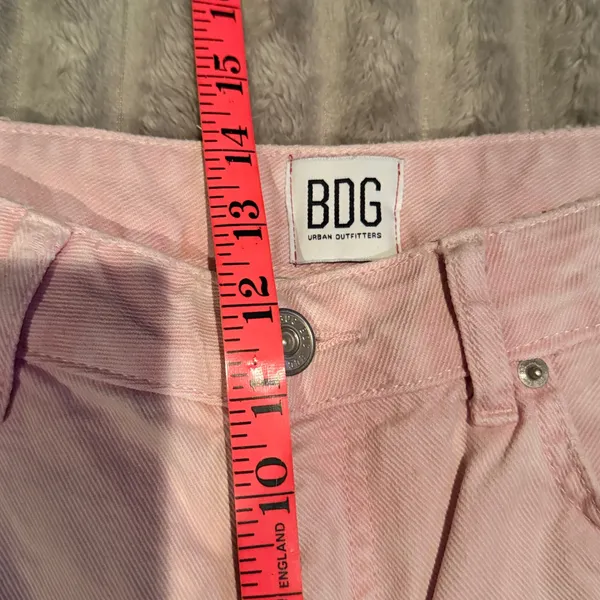 BDG Urban Outfitters Mom Jeans Pink High Waisted Tapered Leg W30‎ - Image 6