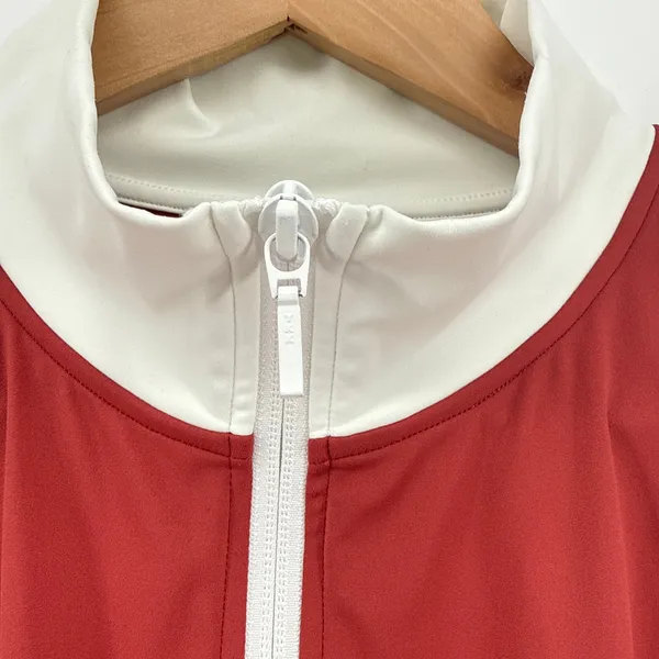 Aerie Pickletini Yasmin Zip Dress XXL Red White Sleeveless Pickleball Tennnis‎ - Image 5