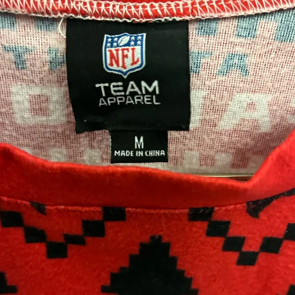 Atlanta Falcons shirt-unisex/sleepwear. No flaws-soft-Christmas top! Medium - Image 5