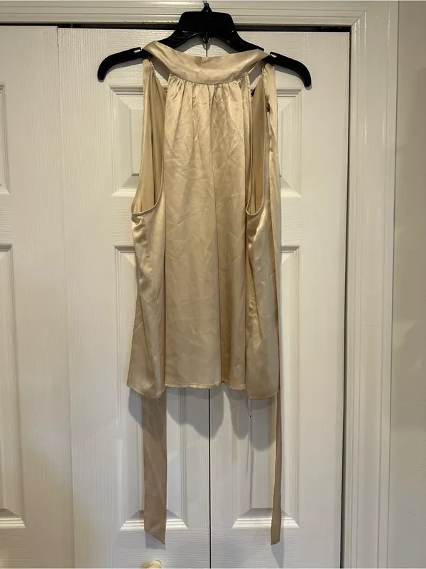 Reformation Royce Silk Top - Image 3