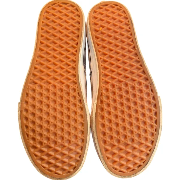 Vans Womens Size 8.5 Era 59 Plaid Skate Shoes Blue‎ Yellow Canvas Sneakers Retro - Image 8