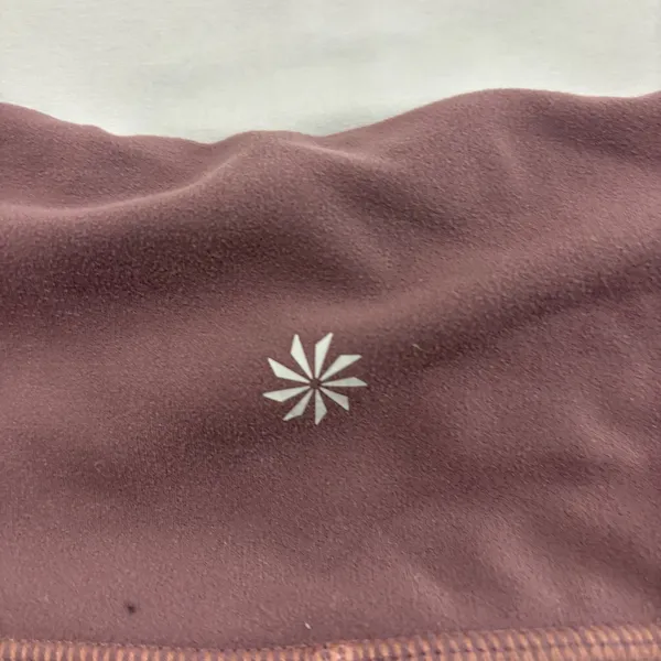 Athleta Mesh Inset High Rise Leggings Plum Mauve Womens Small - Image 3