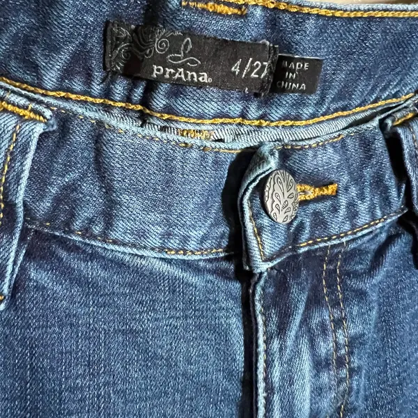 Prana‎ Women's Denim Jeans casual everyday wear size 4/27 - Image 4