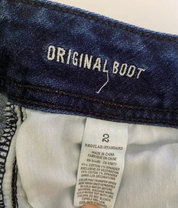 American Eagle Super Stretch Boot Cut Jeans Size 2 - Image 5