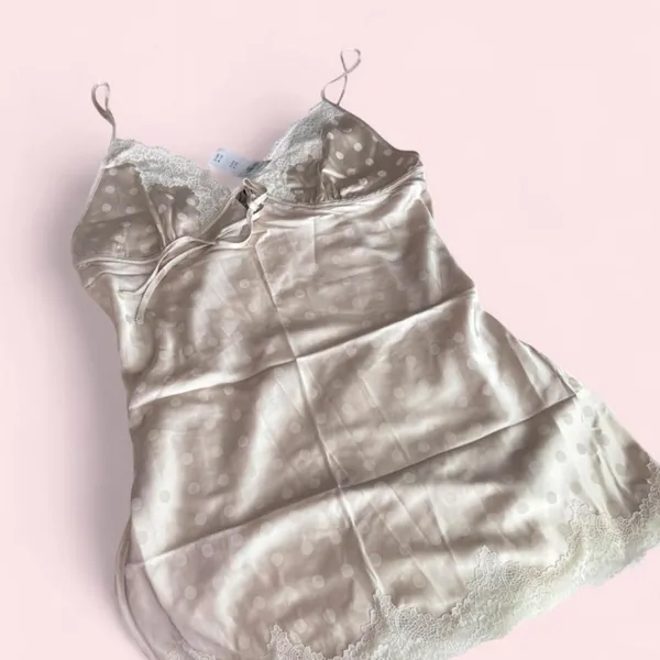 NWT Abercrombie-fitch Women's Cream and Tan Dress - Image 4