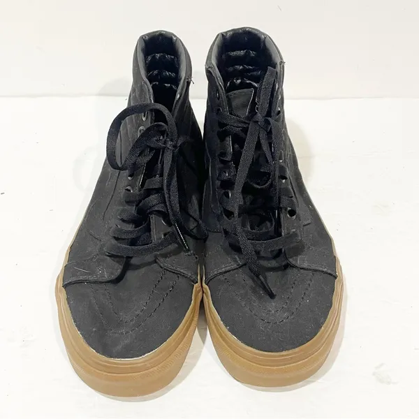 VANS Sk8 Women’s‎ Size 9.5 Reissue Canvas High Black Gum - Image 2