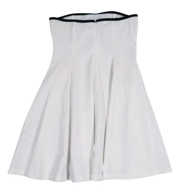 Lucy in the Sky Strapless Bow Mini Dress Small White Coquette Party Romantic - Image 3