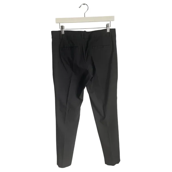 Satinato Black Ankle Trousers Work Pants Office Stretch Minimalist Neutral 10 - Image 2