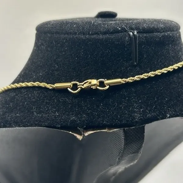 Mens Rope Chain 2mm 24 Inch Real Gold Miami Layering Plated Solid Everyday New - Image 4