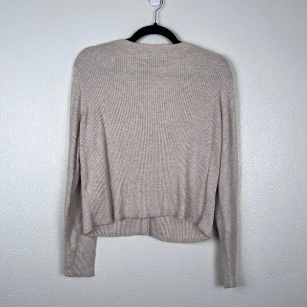 Old Navy Women's Long Sleeve Button Front Cardigan Sz XL‎ Cream - Image 6
