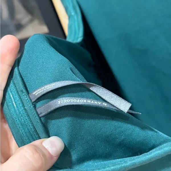 Anthropologie maxi dress The Gabbie Strapless Ruched Tube midi Celandine teal - Image 3
