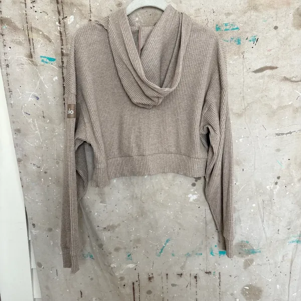 Alo Yoga Muse Hoodie, Gravel Heather - Image 4