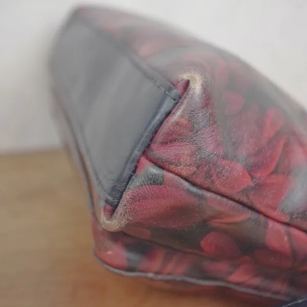 Patricia Nash Floral Leather Crossbody Purse - Image 9