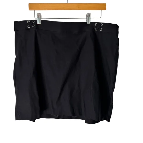 Rafaella Comfort Plus Size Black Skirt/Skort Women's 2XL Stretch Career‎ - Image 9