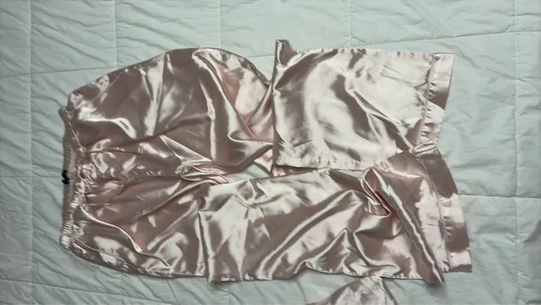 Satin PJ’s Pink Size M - Image 3