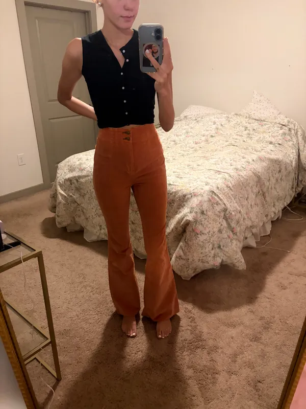 Free People Jayde Corduroy Flare Pants - Image 3