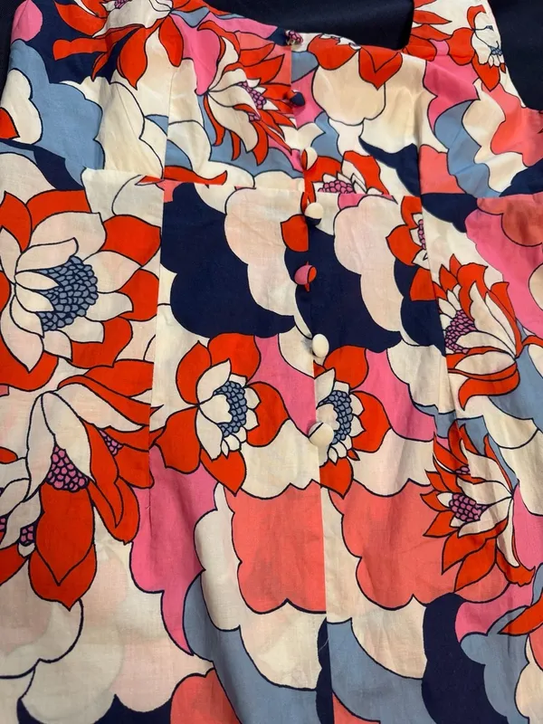 ModCloth x Barbie Retro Repercussions Floral Babydoll Dress Size 6 - Image 6