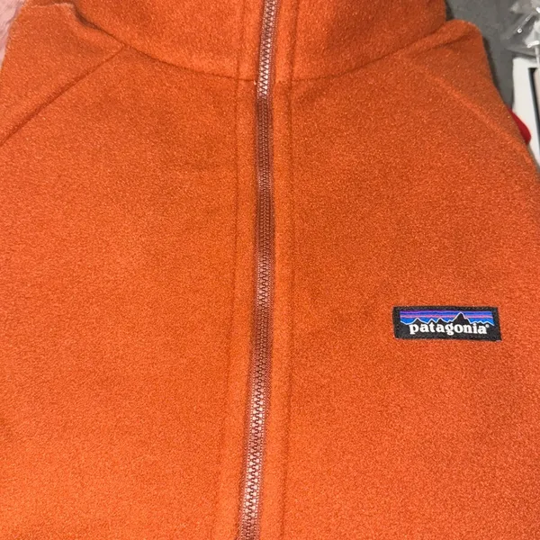 New‎ Patagonia Women's Classic Microdini Fleece Vest burnished red - Image 2